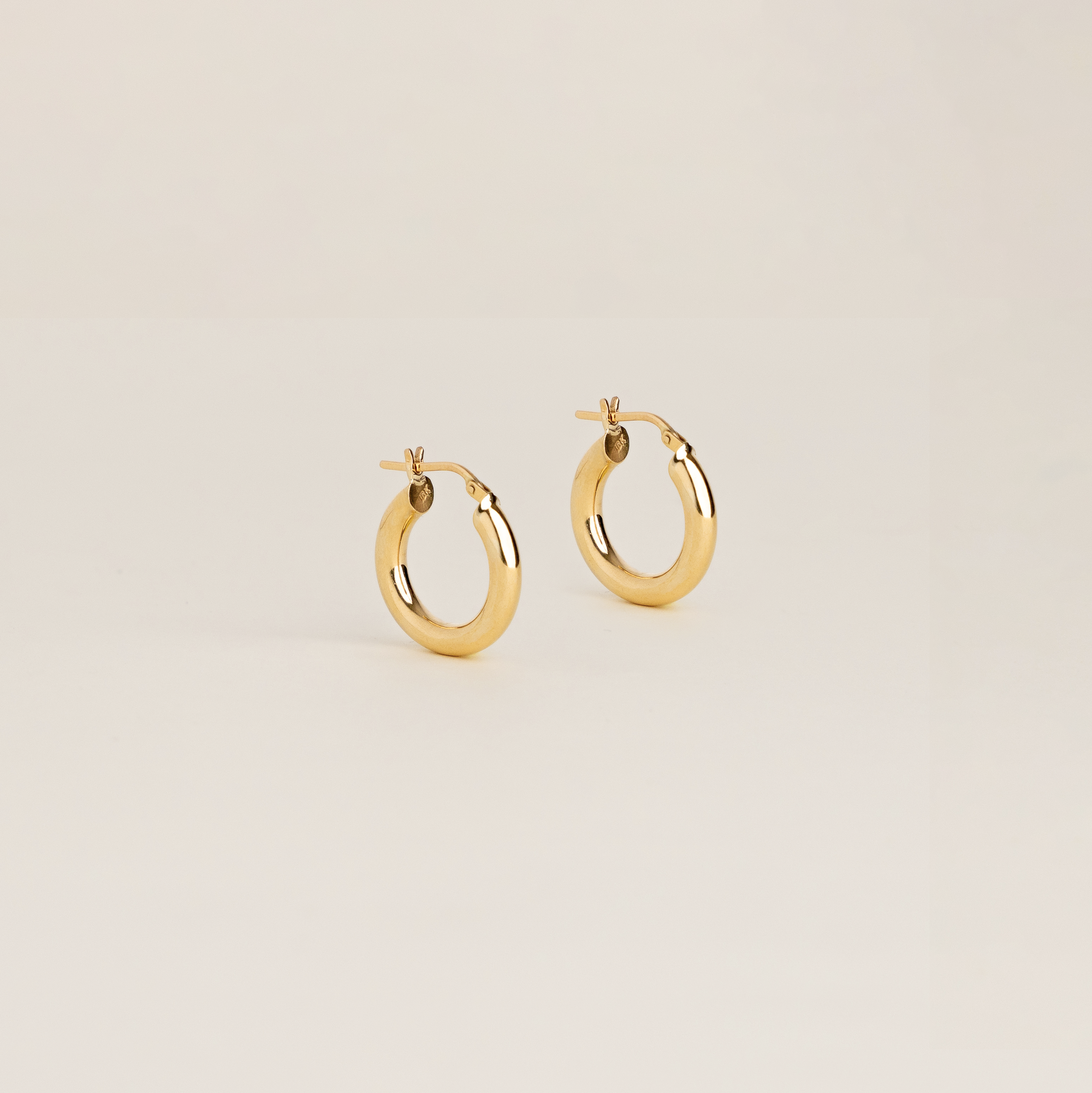 GOLD BOLD HOOPS