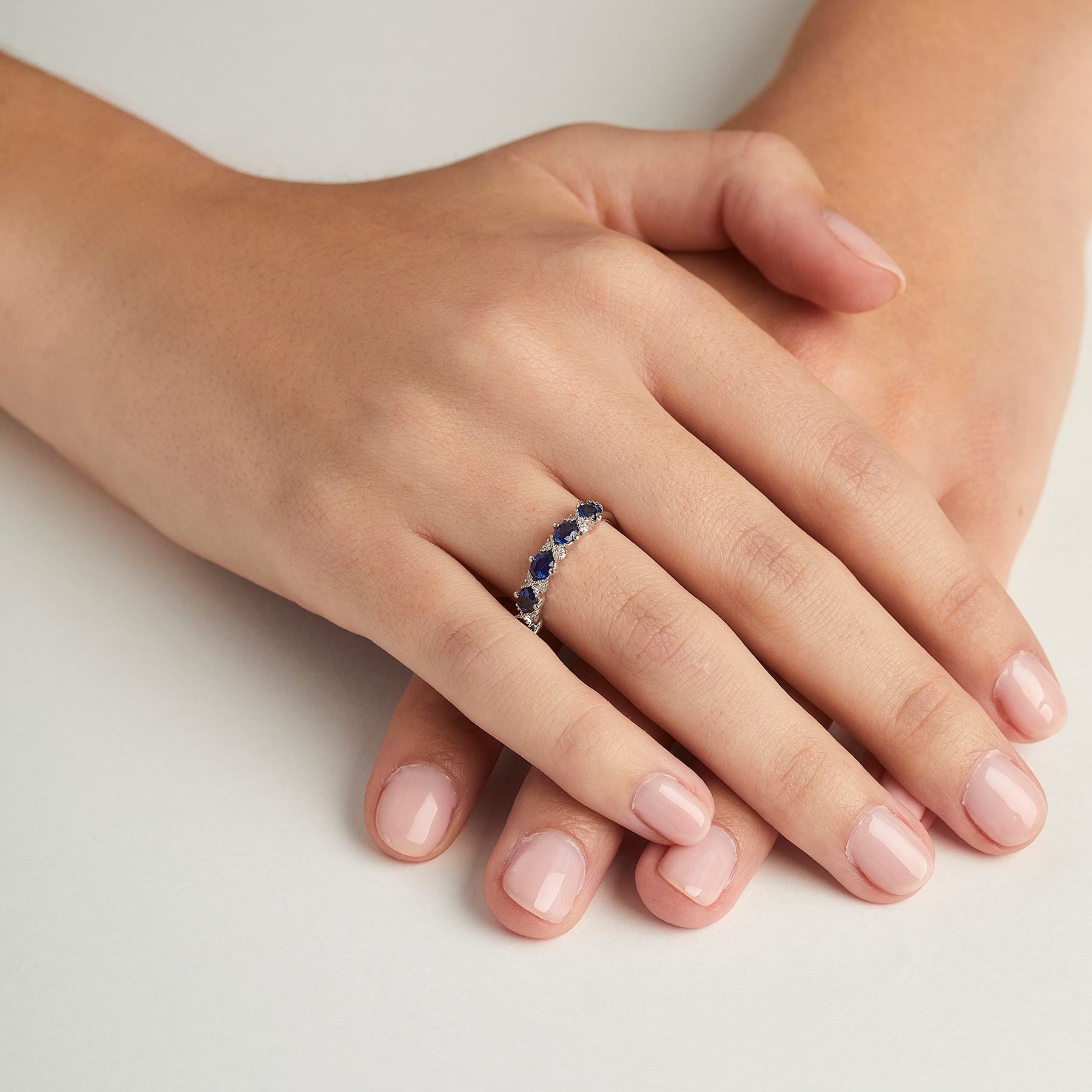 SAPPHIRE ISABELLA ETERNITY RING