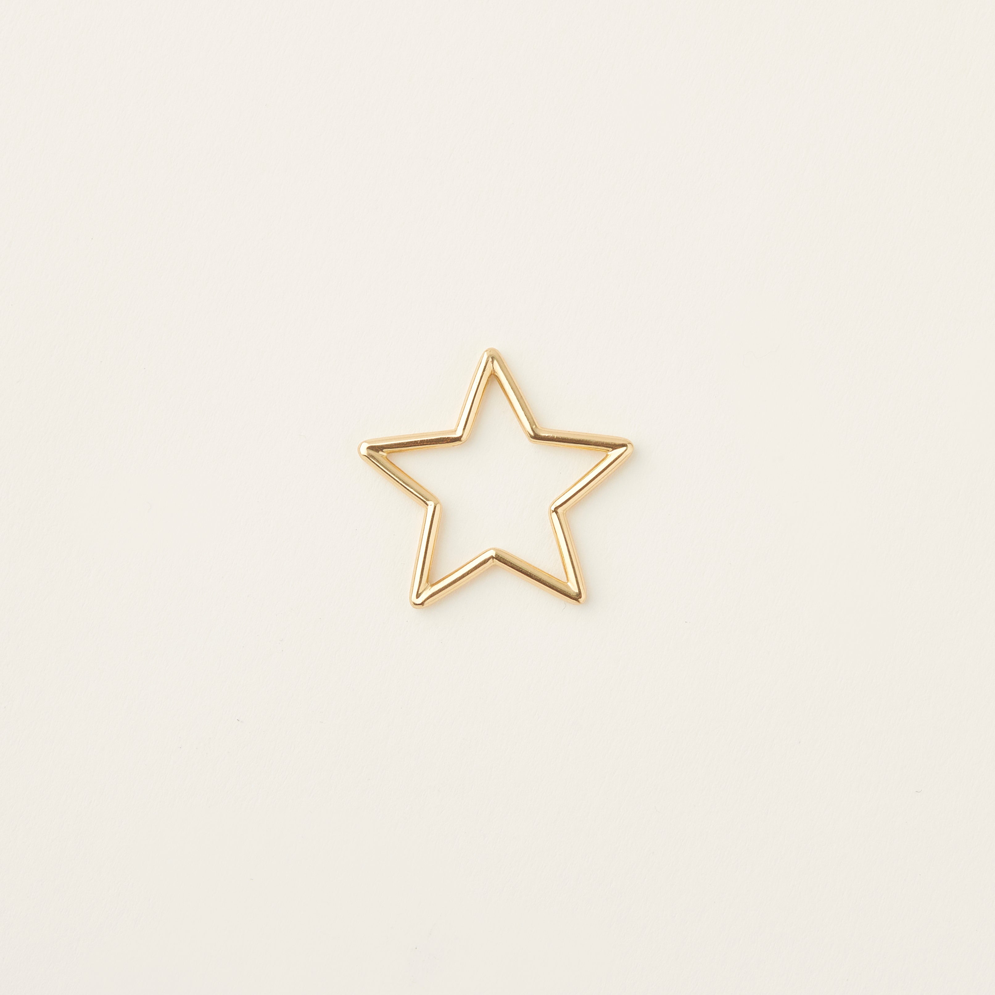 BIG STAR GOLD CHARM