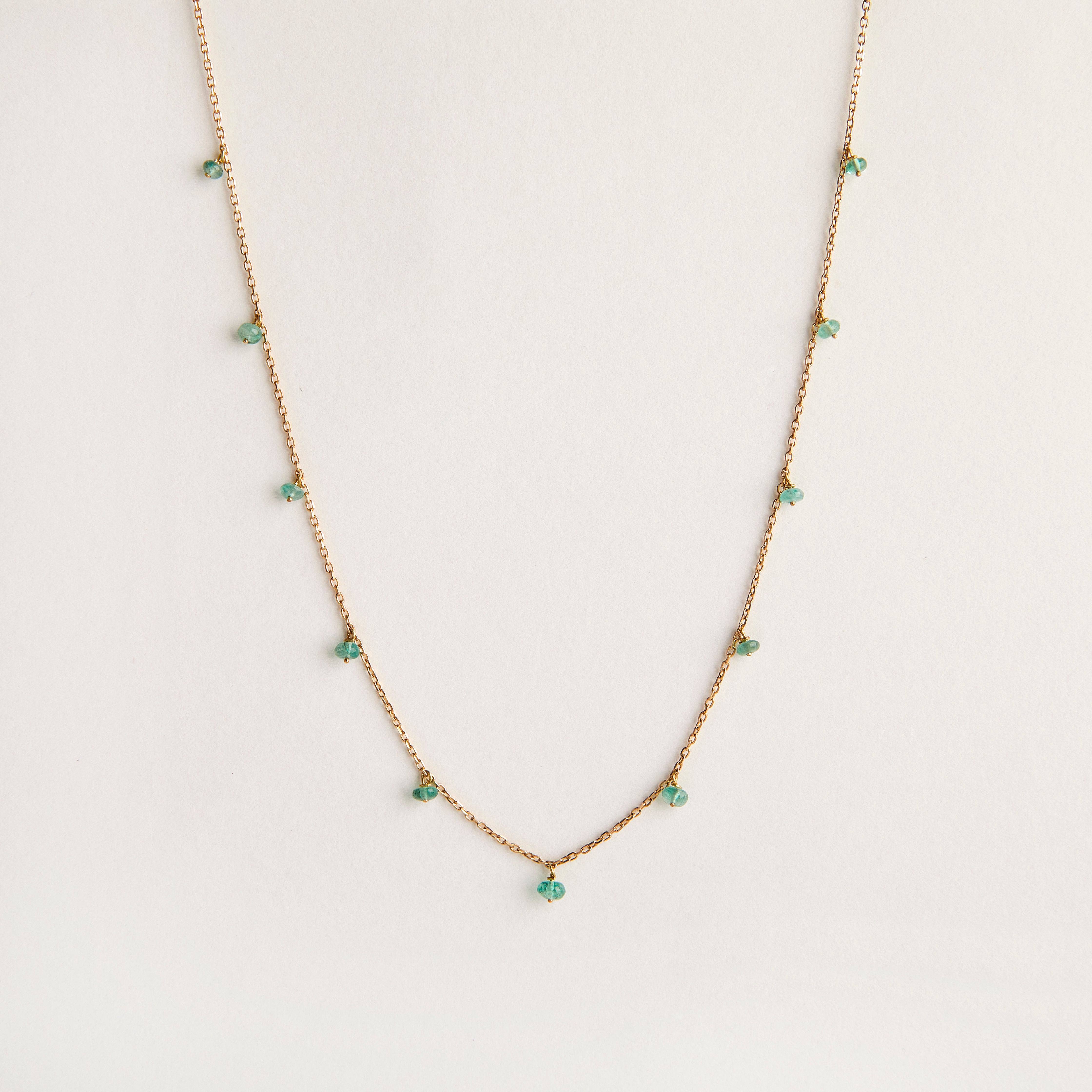 ROUGH EMERALD NECKLACE